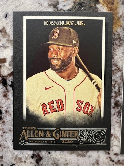 2020 TOPPS ALLEN GINTER X CARD BOSTON RED SOX JACKIE BRADLEY JR #161 - Image 1 of 1