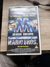 Super Mario Bros. VHS PAL (1993) Beautiful ex-Rental Plus DVD R1 Nintendo  Movie