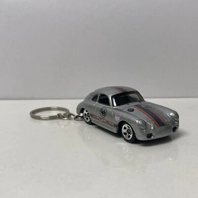 RARE KEY CHAIN SILVER PORSCHE 356A CUSTOM LIMITED EDITION 1955 1956 1957-1959 - Image 1 of 2