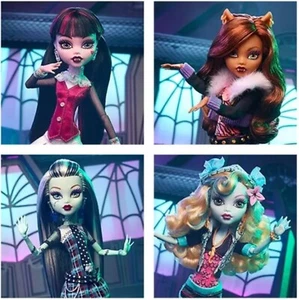 Mattel Monster High Boo-riginal Creeproduction Set of 4 2024 Fast Free Ship - Picture 1 of 3