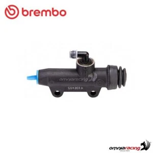Pompa freno Brembo posteriore PS12 mm corpo nero 40mm 90 gradi uscita dritta - Picture 1 of 10