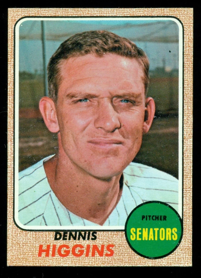 1968 Topps #509 Dennis Higgins - NM - Image 1 of 1