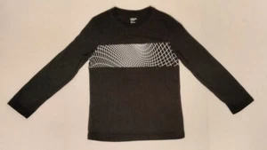 Camiseta Urban Pipeline Super Suave Niños Negra Geométrica Mangas Largas, Talla Mediana - Imagen 1 de 3