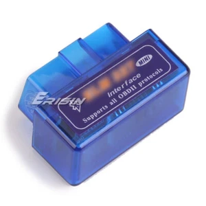 Mini OBD2 OBDII V1.5 Car Bluetooth Scanner Android Torque Scan Tool 350BG - Picture 1 of 11