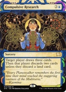 Compulsive Research FOIL ETCHED Mystical Archives 014/063 Strixhaven STA MTG - Picture 1 of 1