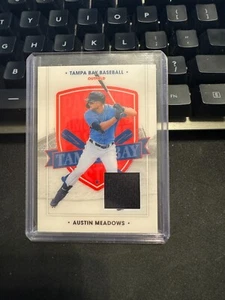 2021 Chronicles AUSTIN MEADOWS Relic America’s Pastime Swatches #68 Rays - Picture 1 of 2