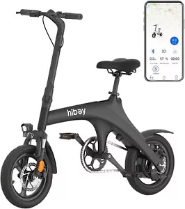 Hiboy Electric Bike Foldable 20MPH 43.5 Miles Range Removable Battery UL2849 - Picture 1 of 11