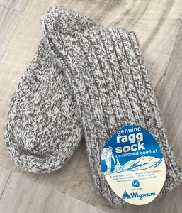 Vintage Wigwam Ragg Socks Size 11-13 Wool Blend Cushioned Winter Outdoor New - Picture 1 of 3