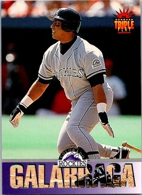 1994 Triple Play Andres Galarraga  223 Colorado Rockies - Image 1 of 2