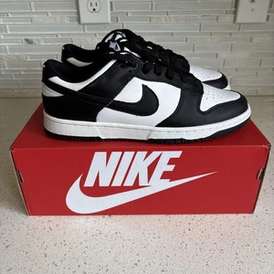 Nike Hombres Dunk Low Retro Panda Tenis Parte Superior Baja Negro Blanco DD1391-100 Talla 10 - Imagen 1 de 23