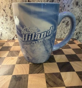 HILAND DAIRY FOODS Logo Keramik blau & weiß Kaffeebecher - Bild 1 von 4