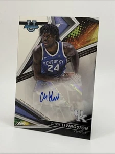 2022-23 Bowman's Best U University Chris Livingston Auto Kentucky / Bucks - Picture 1 of 4