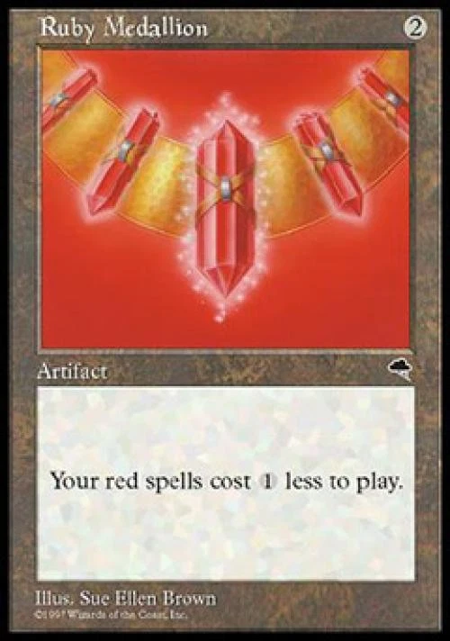 Ruby Medallion - Light Play MTG Tempest - Image 1 of 1