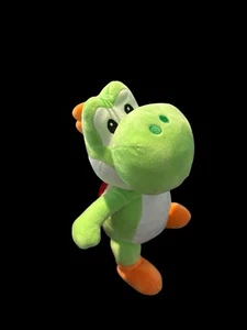 Yoshi Plush Stuffed Animal Super Mario 10" Nintendo 2023 Soft Toy Clean - Picture 1 of 6