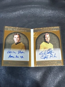 2024 Leaf Pop Century History Book WILLIAM SHATNER Dual Inscriptions Auto /15 - Picture 1 of 6