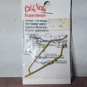 Steam Locomotive Feedwater Heater Piping Set Brass Part Cal Scale 190-343 HO - Picture 1 of 2