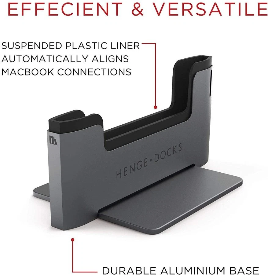 Henge Vertical Docking Station for13-in MacBook Pro No Touch Bar (HD05VB13MBP) - Image 1 of 1