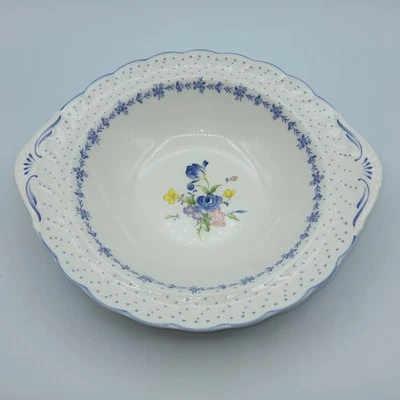 Tazón para servir Nikko Blue Peony redondo 11 1/4" x 10 1/8" Foto 1 de 4