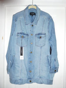 Liverpool Los Angeles Hi-Lo Shirt Jeansjacke Größe 3X Neu mit Etikett - Bild 1 von 7