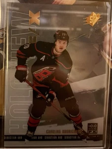 2024/25 Upper Deck SPX Holoview F/X Sebastian Aho Carolina Hurricanes #HV-18 - Picture 1 of 3