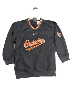 Vintage Baltimore Orioles Jacket Boys MLB Baseball Pullover Windbreaker Nike 00s - Image 1 of 3