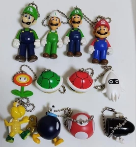 Super Mario Bros figure key chain set 12 lot mascot Nintendo Japan hobby m650 4 - Picture 1 of 4