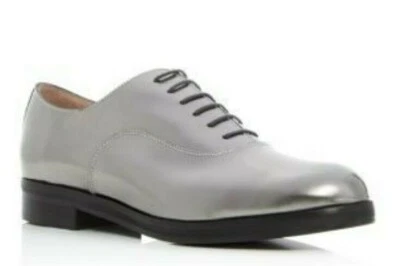 Women's Furla Amy, Metallic Silver Shoes Size 6.5 M / 37.5 Eur. MSRP $375. NIB - Image 1 of 4