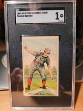 1887 gold coin (buchner) N284 charlie bastian sgc 1