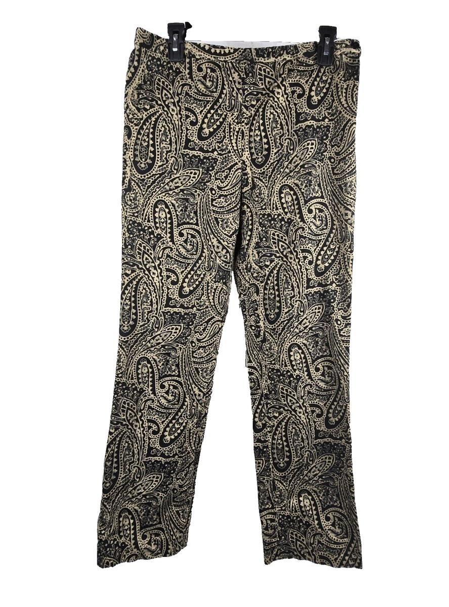 パンツ 90s Ralph Lauren Linen Paisley Pants Vintage Early '90s RALPH LAUREN Paisley Print Pants | Cotton