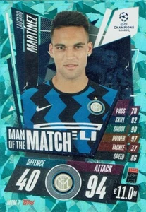 Topps Match Attax 2020/2021 Festive Box Man of the Match MTM7 Lautaro Martinez - Picture 1 of 1