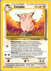 Clefable 17/64 1999 Jungle Regular Rare - Picture 1 of 3