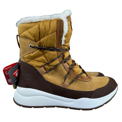 Stivali impermeabili da donna Timberland Boroughs Project marrone medio in pelle taglia 9 M