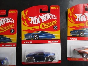 Hot Wheels Classics series 3 Tail Dragger #19 of 30 Spectraflame Blue - Picture 1 of 7