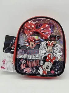 DISNEY MINNIE MOUSE HAIR SET WITH MINI BACKPACK - Picture 1 of 3
