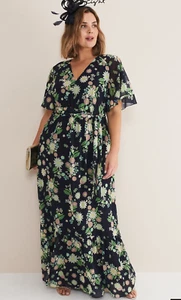 New PHASE EIGHT Georgie Floral Tiered Maxi Dress Sz 26 RRP £129 Sold Out!! - Picture 1 of 5