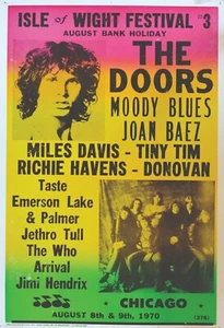 The Doors Reproduction 4" x 6" Mini Concert Poster Free Top Loader - Picture 1 of 2
