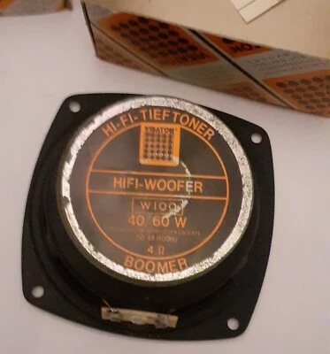 VISATON Hi-Fi Woofer 40/60W Tieftoner Altoparlante vintage audio suono musica - Immagine 1 di 4