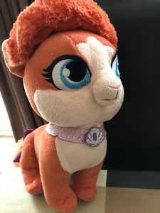 Disney Store Stamped Princess Palace Pets Ariel's Cat Treasure Soft Plush Toy - Picture 1 of 7