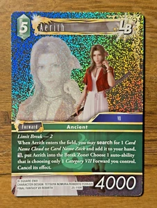 Final Fantasy TCG Opus 25 Tears of the Planet Aerith 25-110R *FOIL* FF7 VII - Picture 1 of 2