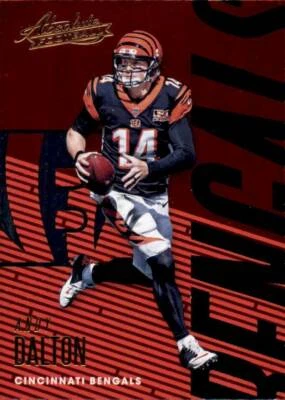 2018 Panini Absolute Base #19 Andy Dalton Cincinnati Bengals - Image 1 of 2