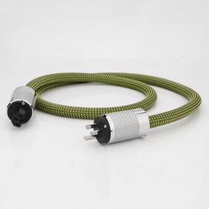 Power Cable US Schuko IEC Plug 12AWG Cord Copper HIFI Audio AC Mains Supply NEW - Picture 1 of 7