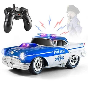 Top Race Voiture télécommandée Police Race Top Race voiture RC pour enfants c... - Photo 1/7