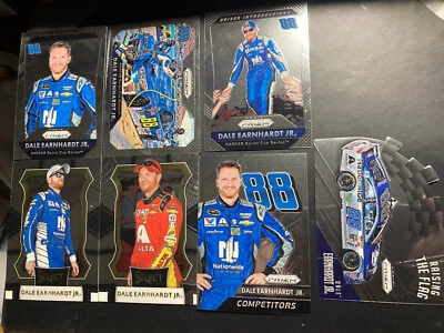 DALE EARNHARDT JR Lot of 11 NASCAR cards 2016-2018 Panini Donruss w/inserts - Image 1 of 4