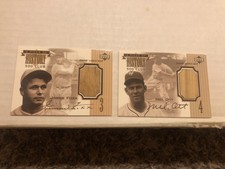 Upper Deck 500 Homerun Bat Cards Jimmy Foxx and Mel Ott