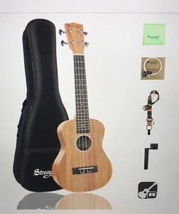 Ukelele de concierto de viento fuerte para principiantes caoba sólida 23 pulgadas hawaiano - Imagen 1 de 7