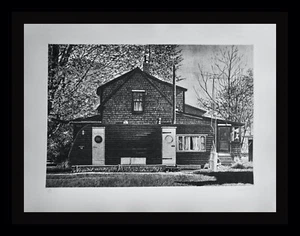 Casa John Baeder con remolque H/S numerada foto realista arte - Imagen 1 de 4