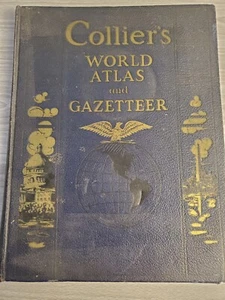 Vintage 1941 Colliers World Atlas and Gazetteer - Picture 1 of 6