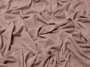 Minerva Melange Cotton Jersey Stretch Knit Fabric 150cm / 60" Wide - per metre - Picture 1 of 55