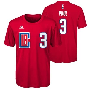 Adidas NBA Youth 8-20 Chris Paul Los Angeles Clippers Performance Game Time Tee - Picture 1 of 6