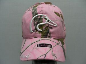 DUCKS UNLIMITED - Pink Camo - Ladies Fit Adjustable Baseball Cap Hat!